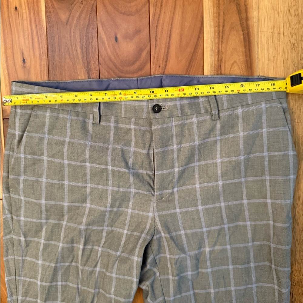 Zara Man gray pin stripped Trousers - Picture 3 of 5